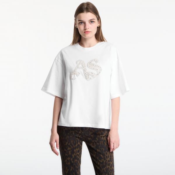 Tričko AllSaints Icon Amelie Tee Optic White L