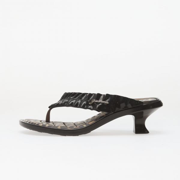 Tenisky Melissa Thong Kitten Heel + Ganni Ad Black EUR 38