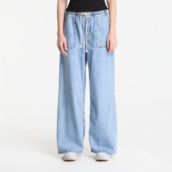 Džíny GAP V-Superlight Po Wide Leg Lt Tanaka Blue S