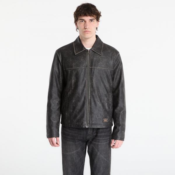 Bunda Guess Jeans Pu Leather Jacket Jet Black M