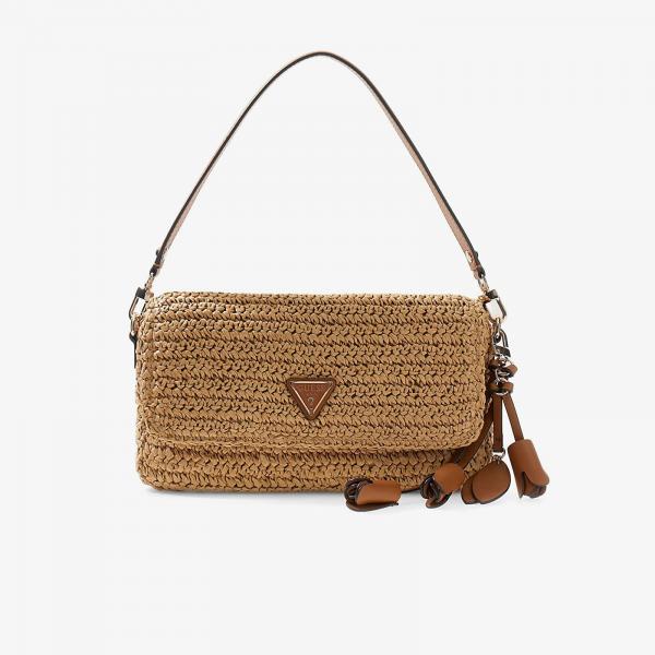 Kabelka Guess Ofelia Flap Shoulder Bag Light Brown Universal