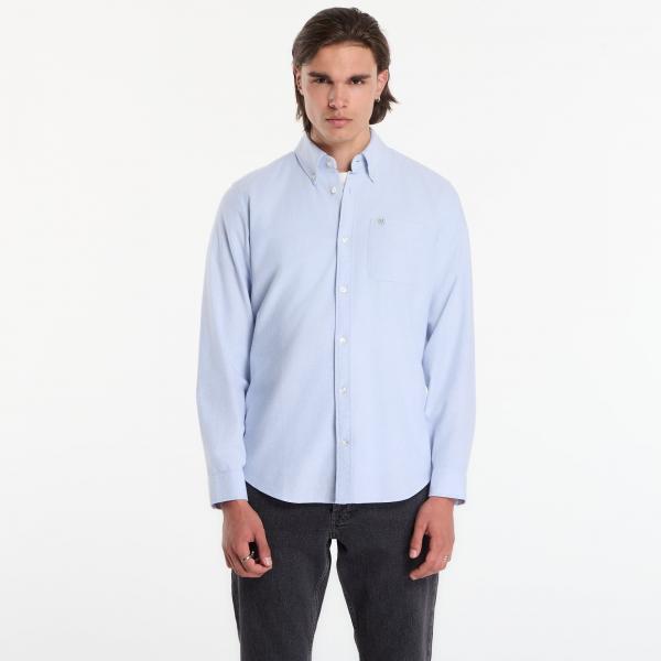 Košile GAP Intl Ls Standard Oxford - Logo Blue L