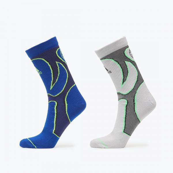 Ponožky adidas Teamgeist Crew Socks 2 Pairs Grey Two M