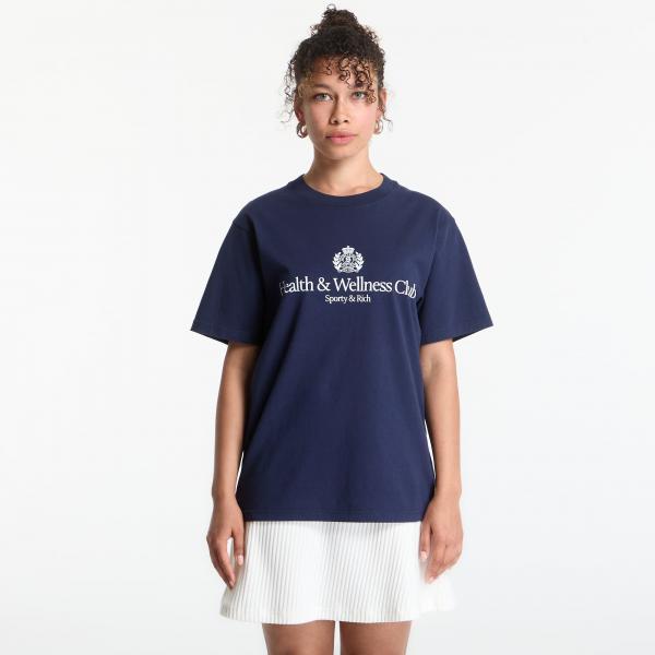Tričko Sporty & Rich H&W Crest Tshirt UNISEX Dark Navy XL