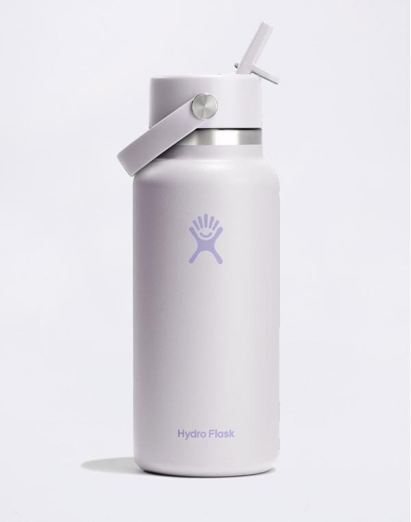 Hydro Flask Wide Mouth with Flex Straw Cap (946 ml) Cloud Pink