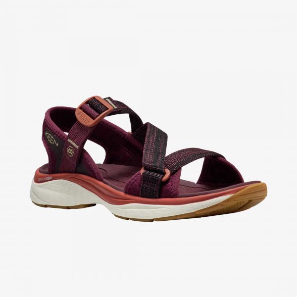 Tenisky KEEN Leiki Ot Sandal Women Fig/ Burnt Brick EUR 40.5