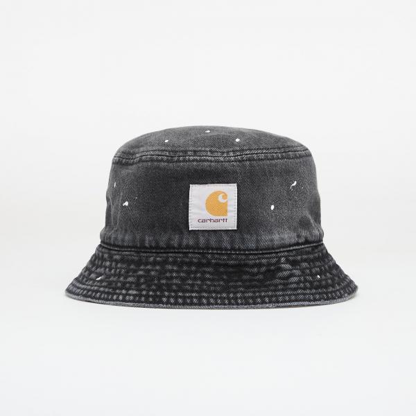 Kšiltovka Carhartt WIP Belmar Bucket Hat Black Destroy Wash, Splatter M/L