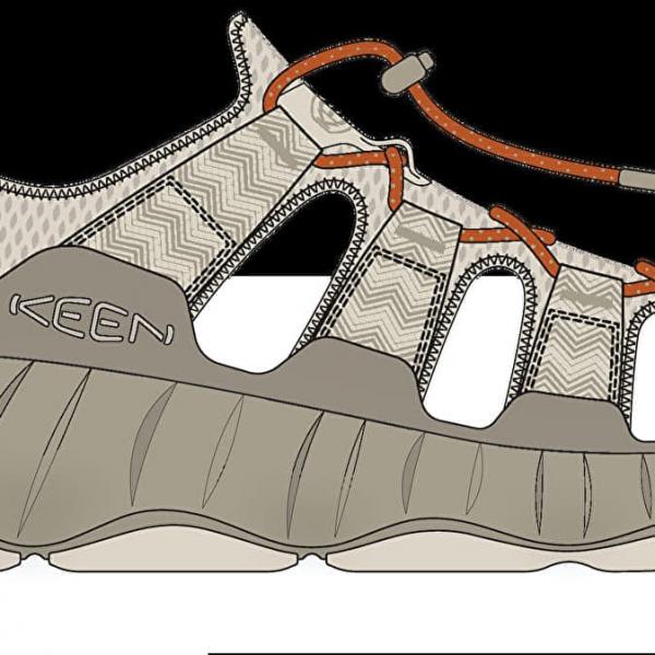 Tenisky KEEN Hyperport H2 Birch/ Plaza Taupe EUR 38.5