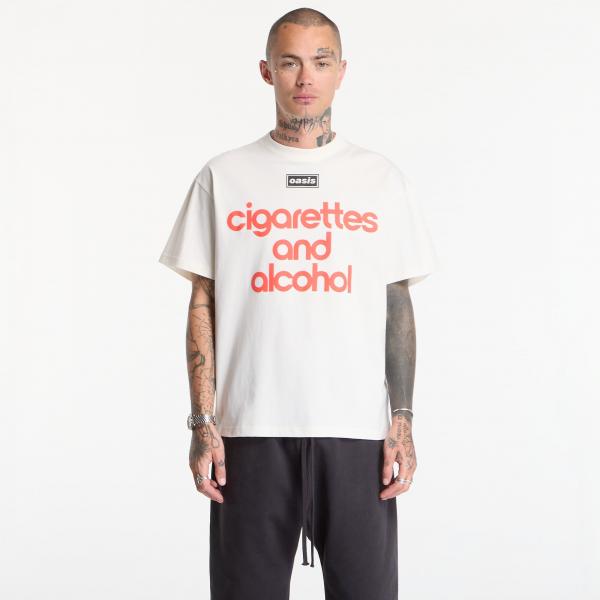 Tričko PLEASURES Nordique T-Shirt Vtg White L