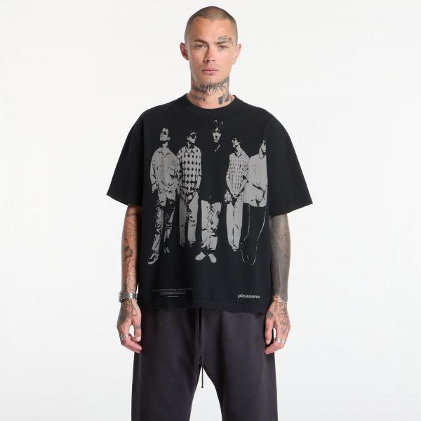 Tričko PLEASURES Definitely Heavyweight Shirt Faded Black S