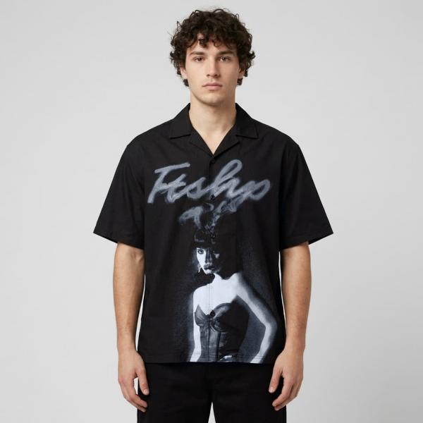 Košile Playboy x FTSHP Camp Shirt Black XL