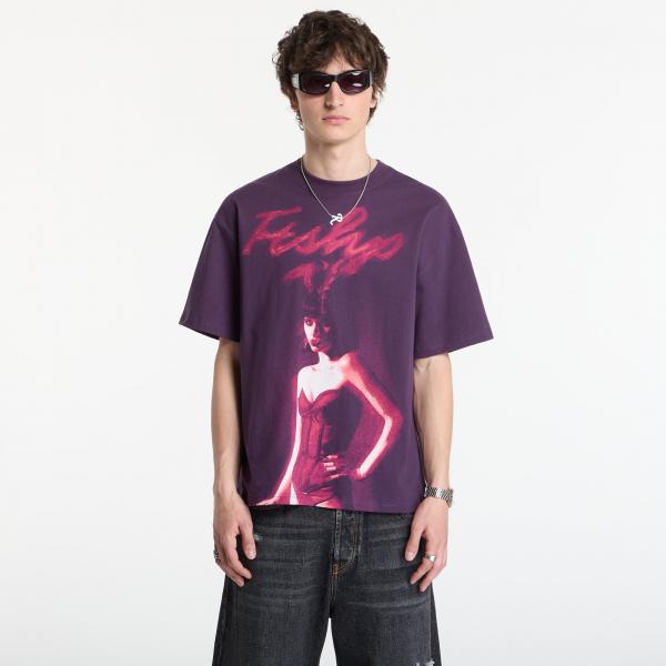 Tričko Playboy x FTSHP T-Shirt Smoking Girl UNISEX Deep Purple XL