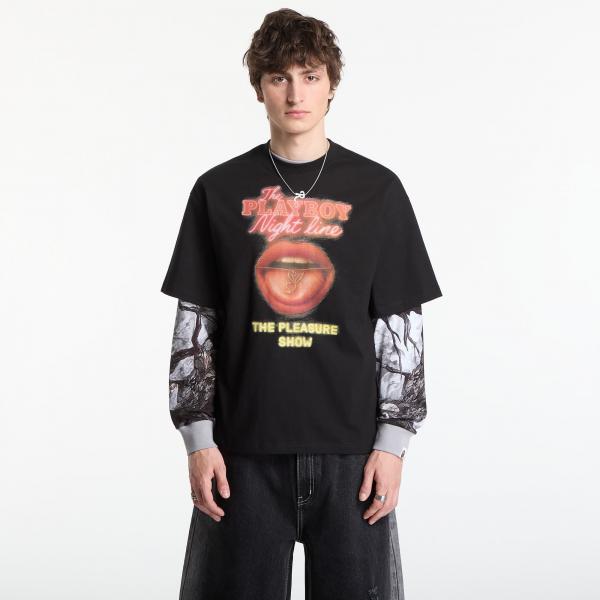 Tričko Playboy x FTSHP T-Shirt Night Line UNISEX Black XS