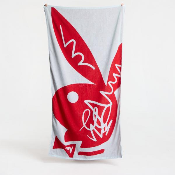 Ručník Playboy x FTSHP Beach Towel Light Blue Universal