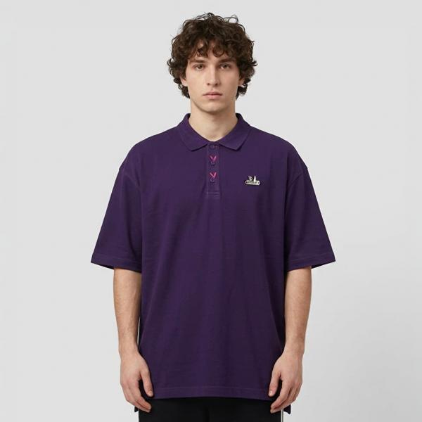 Tričko Playboy x FTSHP Short Sleeve Polo Purple L