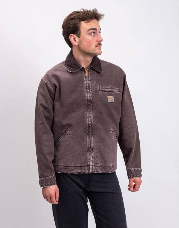 Carhartt WIP OG Detroit Jacket Tobacco/Tobacco destroy wash S