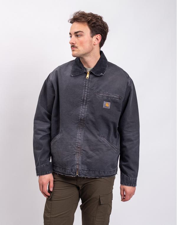 Carhartt WIP OG Detroit Jacket Black/Black destroy wash S