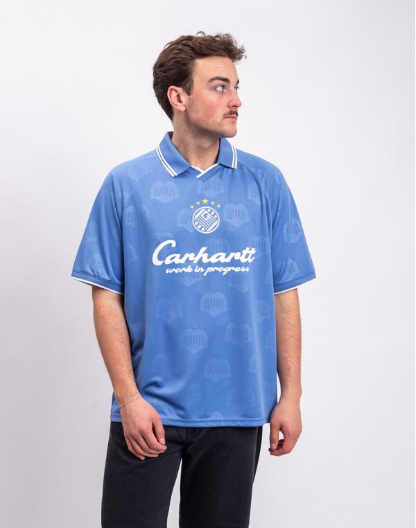 Carhartt WIP S/S Terrace Football T-Shirt Heart Train Jacquard, Cura S