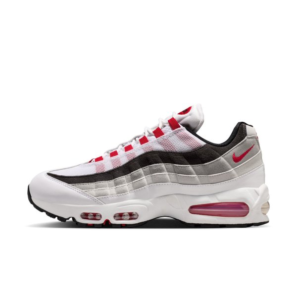 Tenisky Nike Air Max 95 Premium White/ Comet Red-Neutral Grey-Medium Grey EUR 44.5