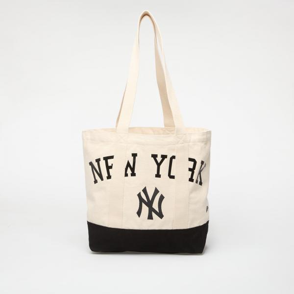Taška New Era MLB Tote Bag New York Yankees Ivory/ Black Universal