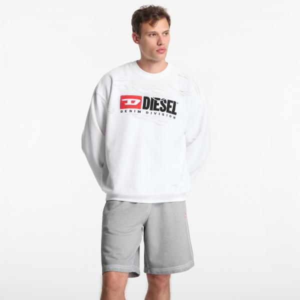 Mikina Diesel S-Boxt-V1 Sweatshirt White XL