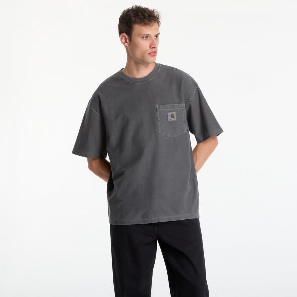 Tričko Carhartt WIP S/S Loose Pocket T-Shirt UNISEX Black Garment Dyed M