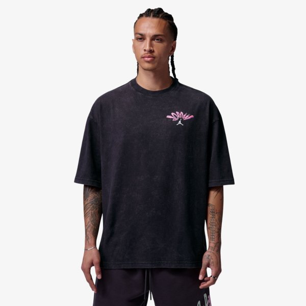 Tričko Jordan Flight Men's T-Shirt Black/ White XS