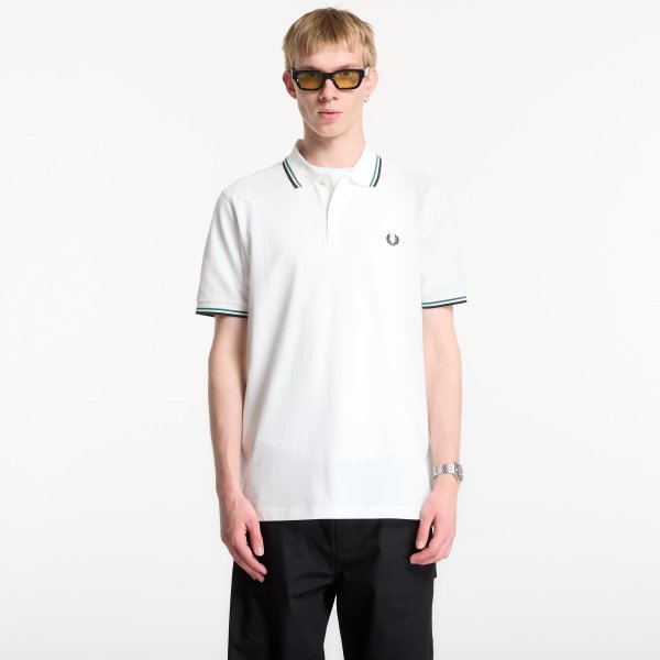 Tričko Fred Perry Twin Tipped Fred Perry Shirt White XL