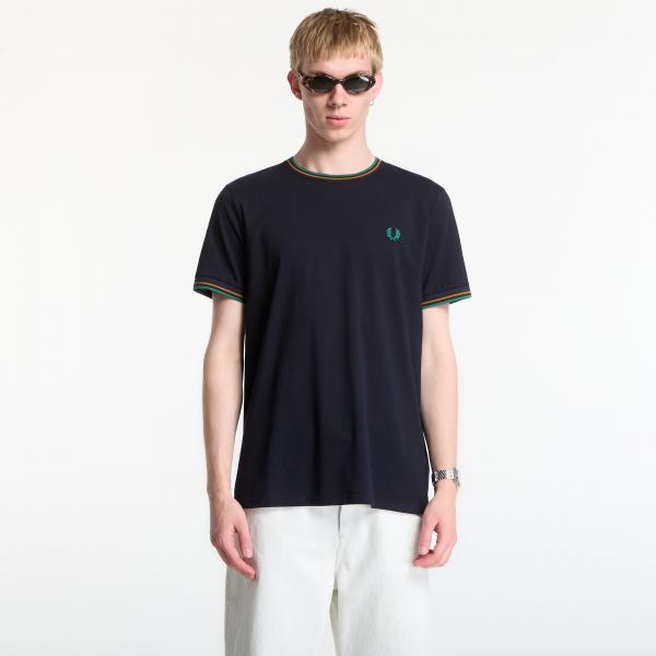Tričko Fred Perry Twin Tipped T-Shirt Navy S
