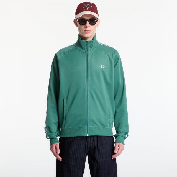 Mikina Fred Perry Contrast Tape Track Jacket Green M