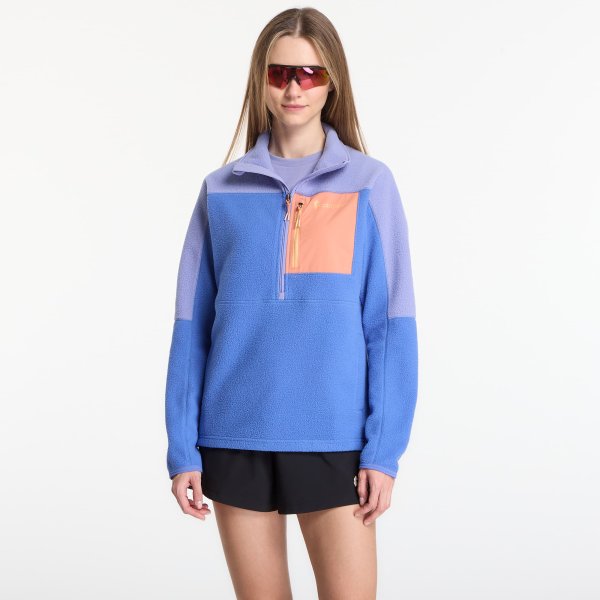 Mikina Cotopaxi W's Abrazo Fleece Half-Zip Jacket Aster and Azure S