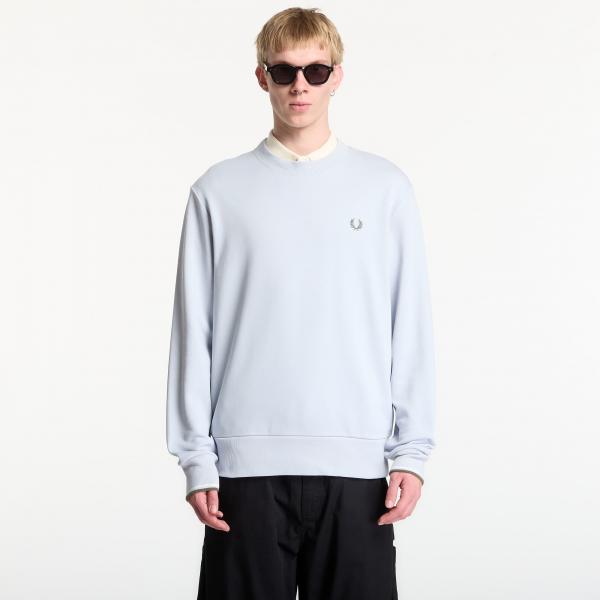 Mikina Fred Perry Crew Neck Sweatshirt Dusky Blue S