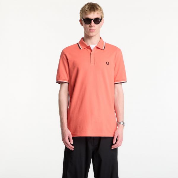 Tričko Fred Perry Twin Tipped Fred Perry Shirt Pink S