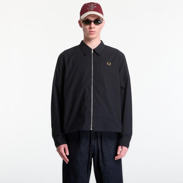 Bunda Fred Perry Poplin Overshirt Black M