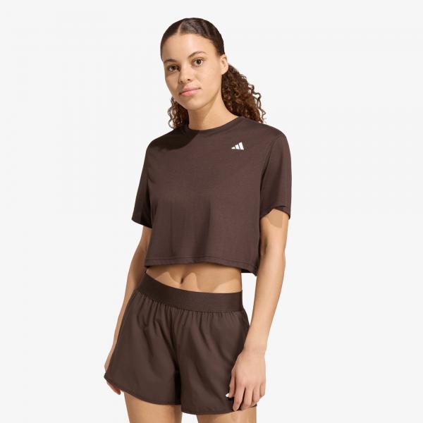 Tričko adidas We Min Tee Aurora Coffee XS