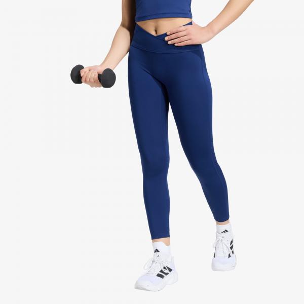 Legíny adidas W 3ss X-Over L Dark Blue S