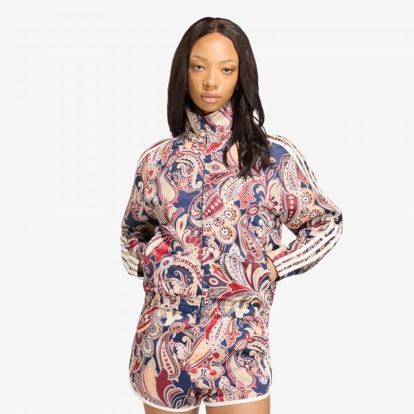 Bunda adidas Liberty London Firebird Satin Track Top Multicolor/ Night Indigo L
