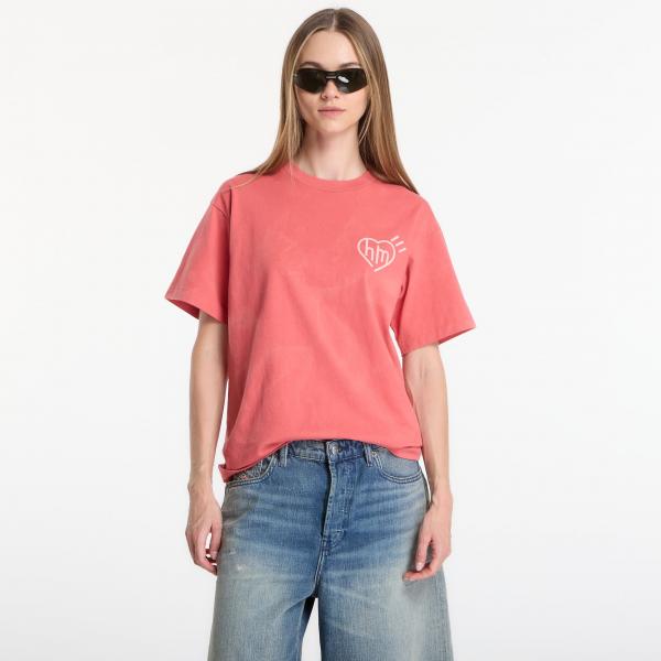 Tričko HUMAN MADE Garment Dye T-Shirt UNISEX Red L