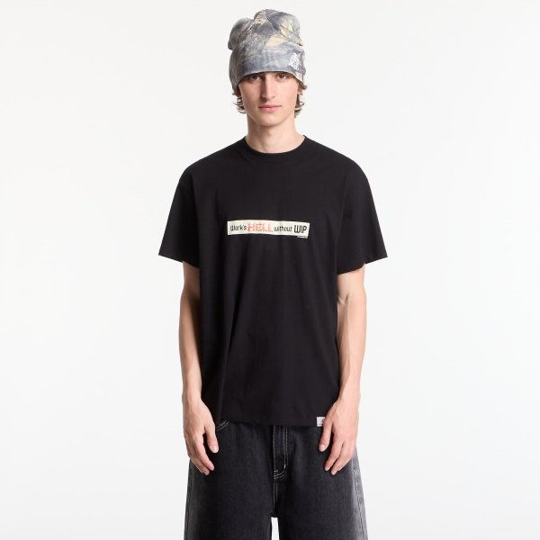 Tričko Carhartt WIP S/S Bumper Stickers T-Shirt UNISEX Black XS