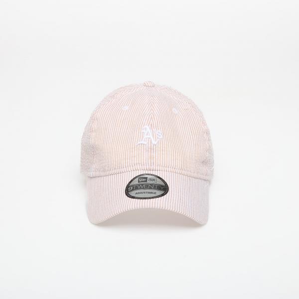 Kšiltovka New Era 9TWENTY MLB Seersucker Oakland Athletics Stone/ Optic White Universal