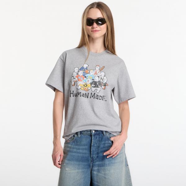 Tričko HUMAN MADE Graphic T-Shirt UNISEX Gray L
