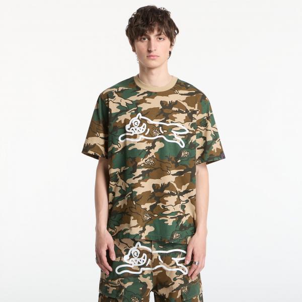 Tričko Billionaire Boys Club Icecream Running Dog Woodland Camo T-Shirt Multi M