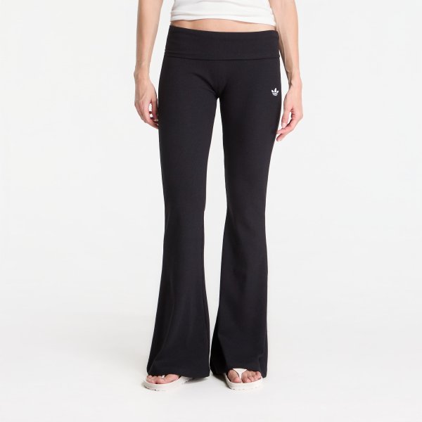 Legíny adidas Essentials Rib Flared Leggings Black S