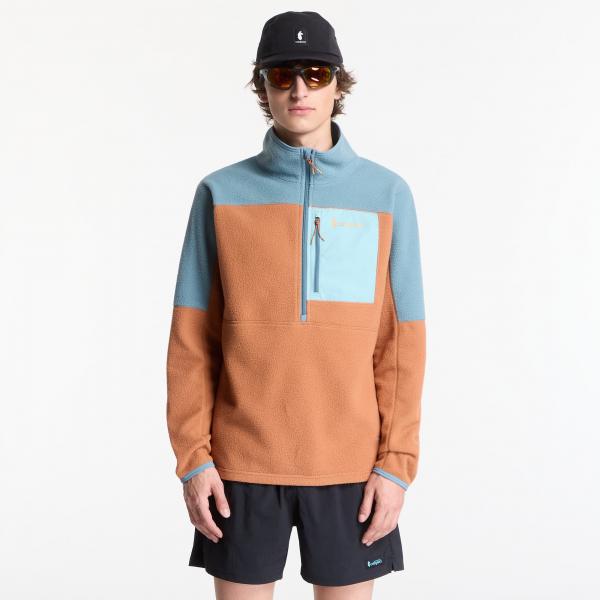 Mikina Cotopaxi M's Abrazo Fleece Half-Zip Jacket Everglade and Whiskey S