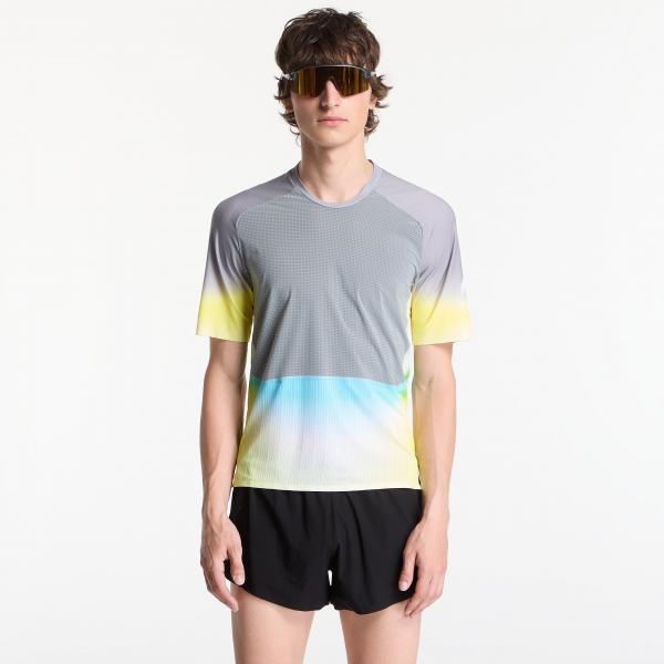 Tričko SOAR Trail Top Silver Grey/ Citrus M
