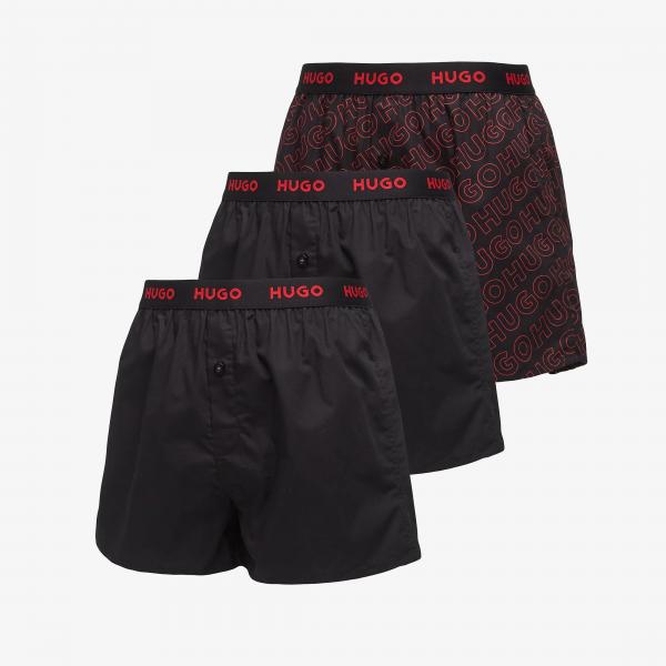 Boxerky Hugo Boss Woven Boxer Triplet Multicolor S