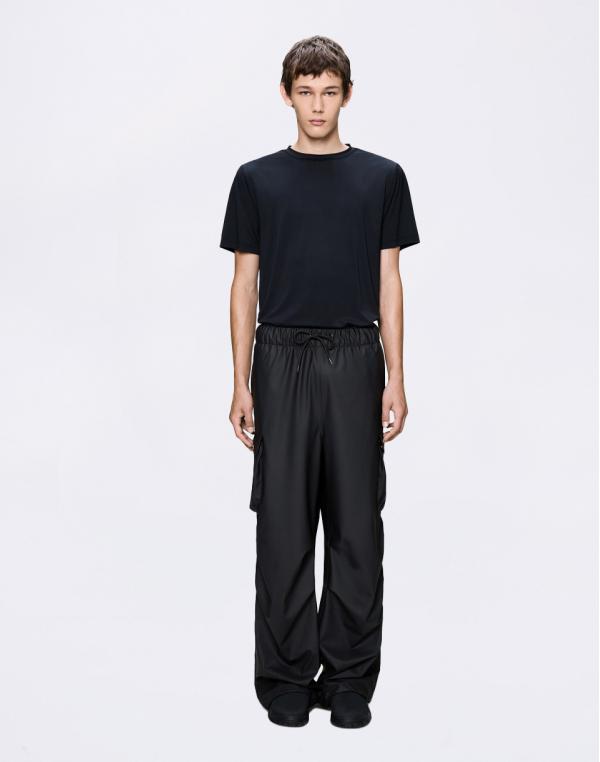 Rains Pocket Rain Pants Wide 01 Black L