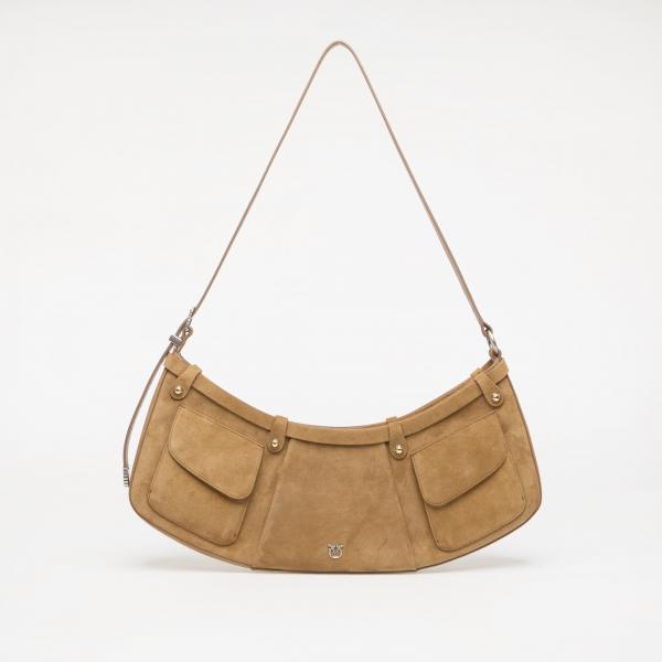 Kabelka Pinko Pocket Body Bag Big Suede Verde Cang Universal