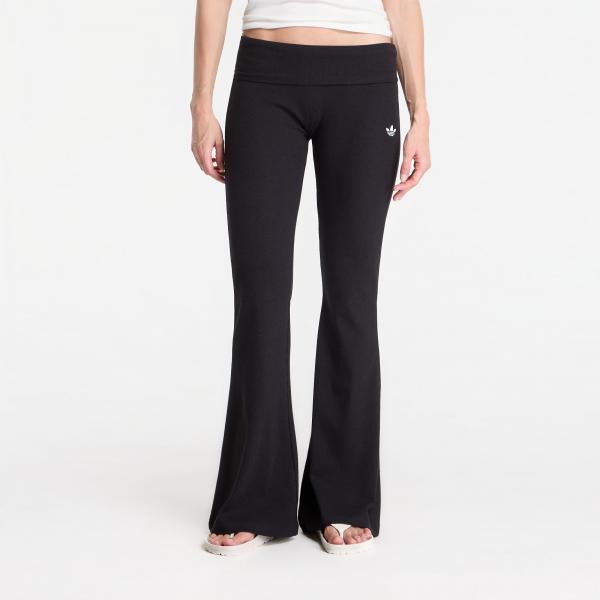 Legíny adidas Essentials Rib Flared Leggings Black XS