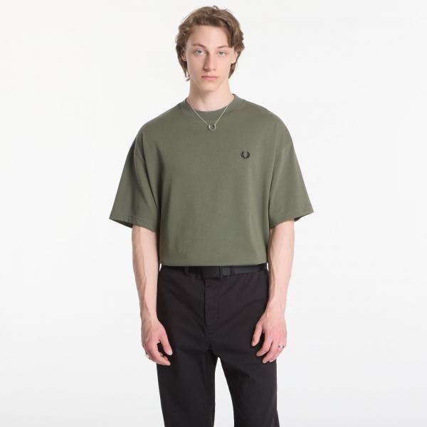 Tričko Fred Perry Back Vertical Graphic T-Shirt Green S